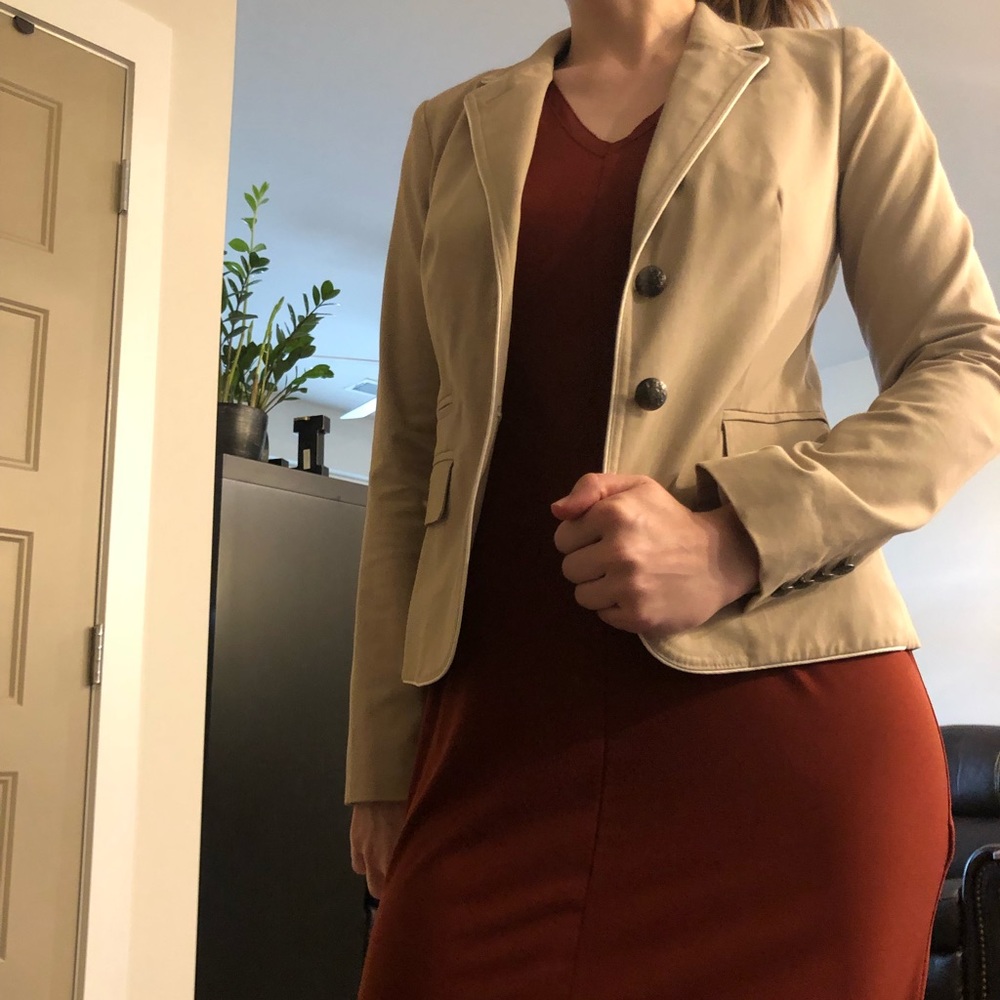 Cream blazer